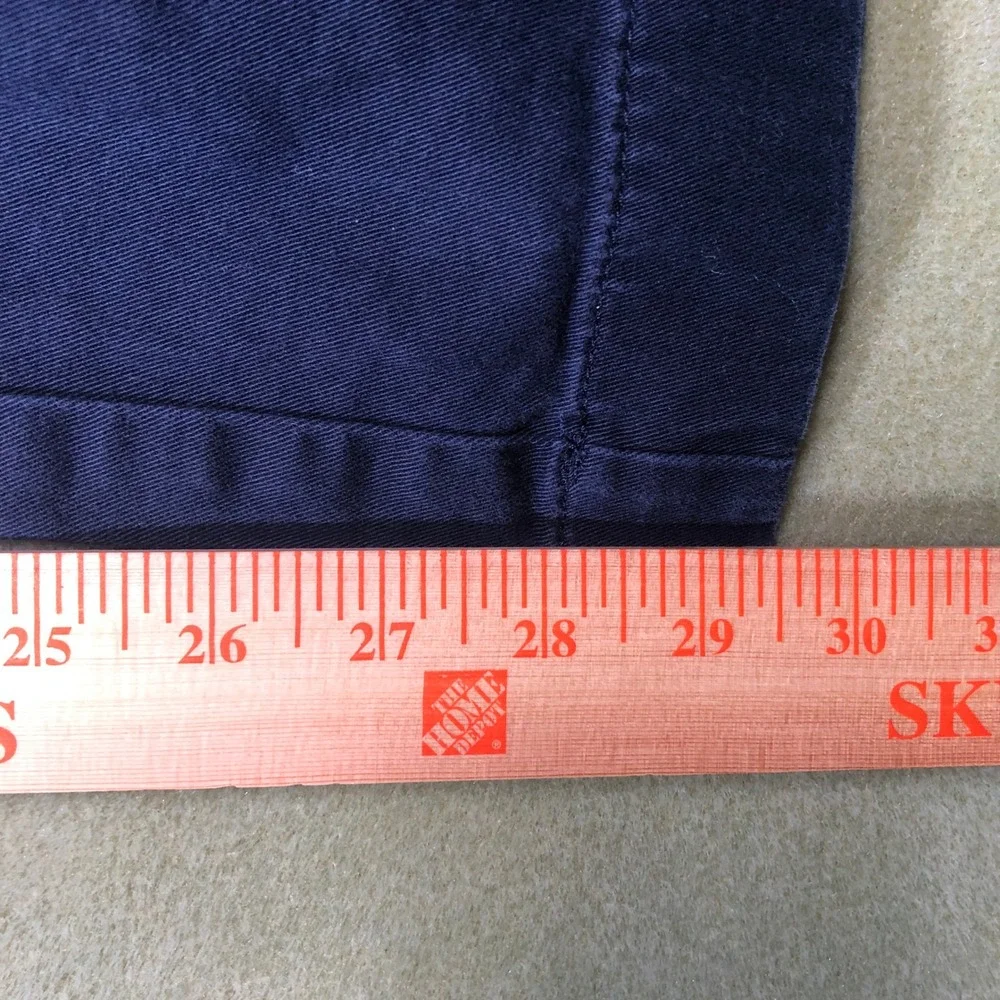 J.Crew Flex Slim Chino Pants Mens 30x32 Navy Blue H3167 Stretch Cotton Twill